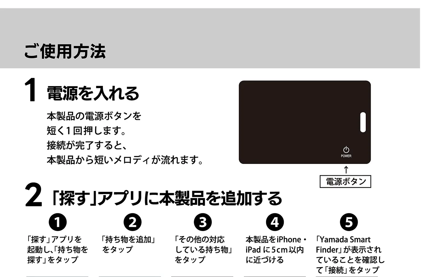 取扱説明書 表紙・目次